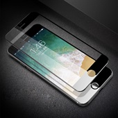 Tempered Glass Protector for iPhone 8/7 - Black