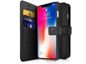 ITSKINS Book omslag med plads til kreditkort til iPhone 11 Pro Max 6,5" Black