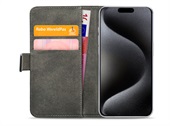 Mobilize Classic Gelly Wallet Book Case Apple iPhone 15 Pro Black